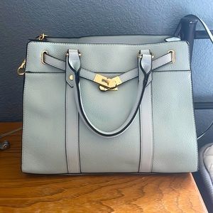 Mia K Collection Purse in Sky Blue